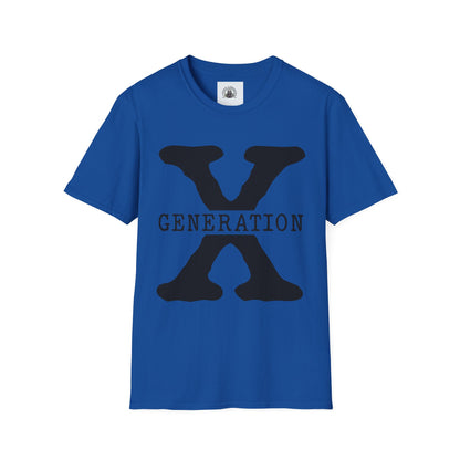 Generation X Unisex T-Shirt | Retro Graphic Tee, Vintage Style Shirt, Gift for Gen X, Casual Wear, Nostalgic Fashion