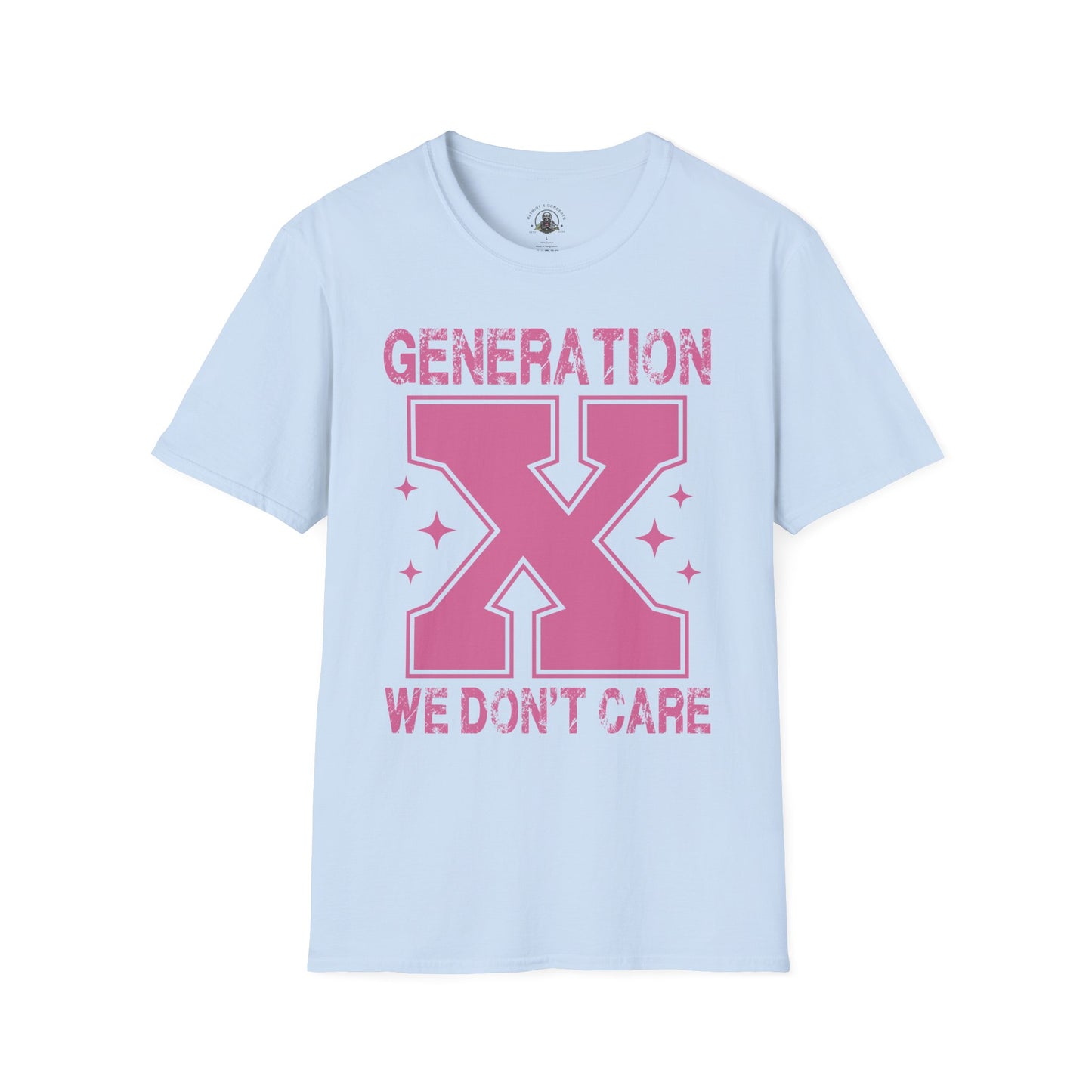 Generation X- "We Don't Care" Graphic