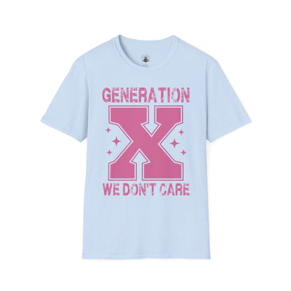 Generation X- "We Don't Care" Graphic