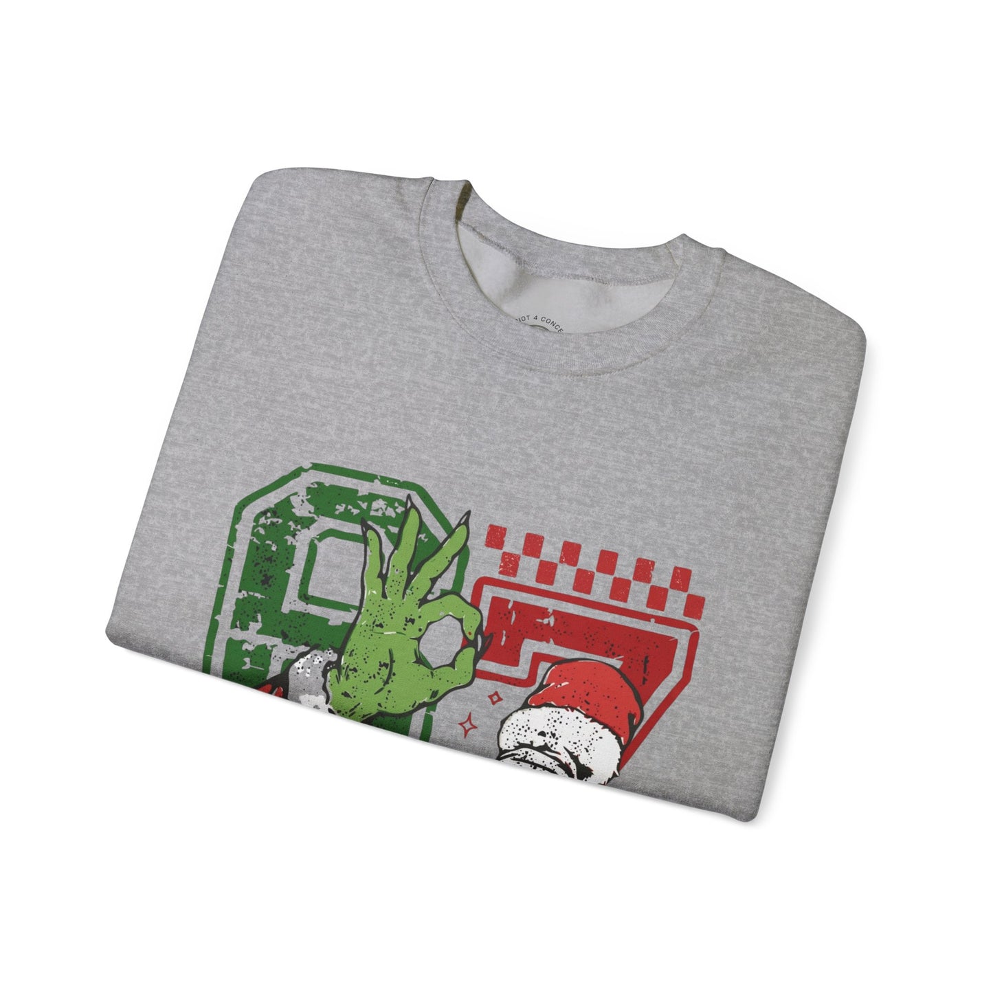 Retro Santa 87 Crewneck Sweatshirt — Vintage Holiday Graphic