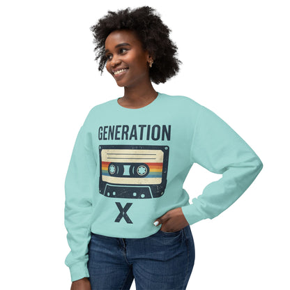 Generation X Retro Cassette Crewneck Sweatshirt