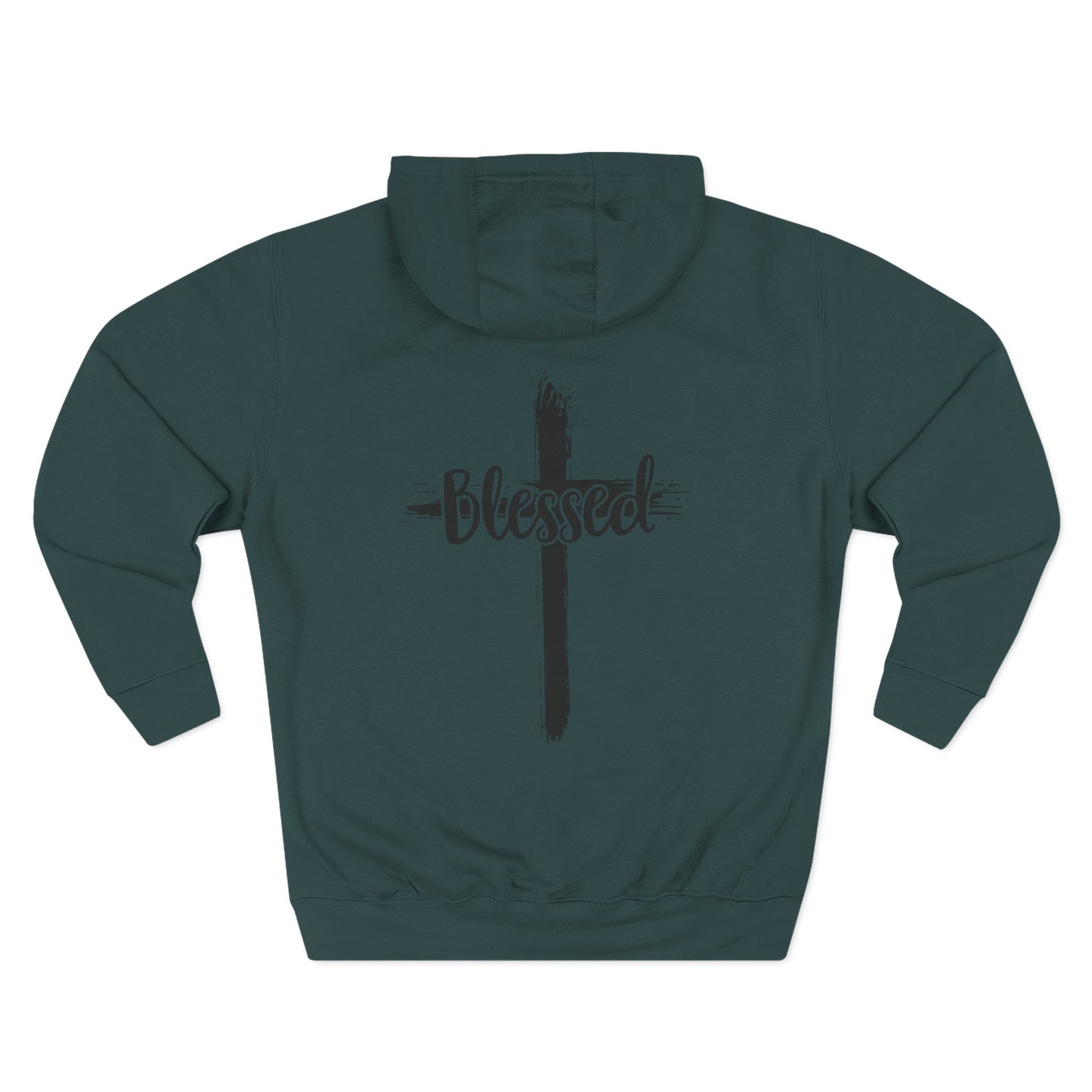 Blessed Cross Hoodie — Christian Faith Graphic Hoodie