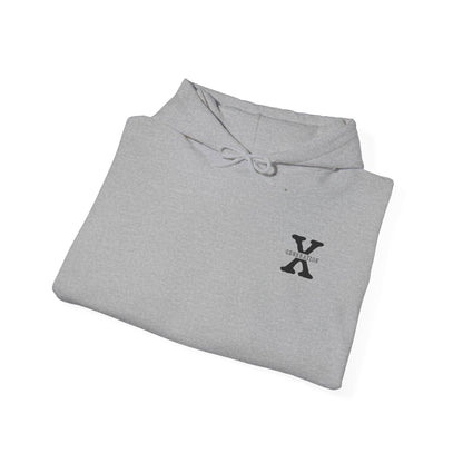 Generation X Hoodie – “Raised on Nostalgia and Neglect” Retro 1965–1980 Skeleton Hand Design
