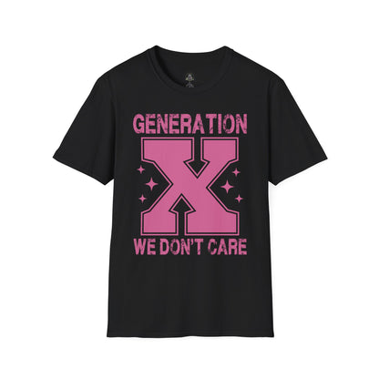 Generation X- "We Don't Care" Graphic
