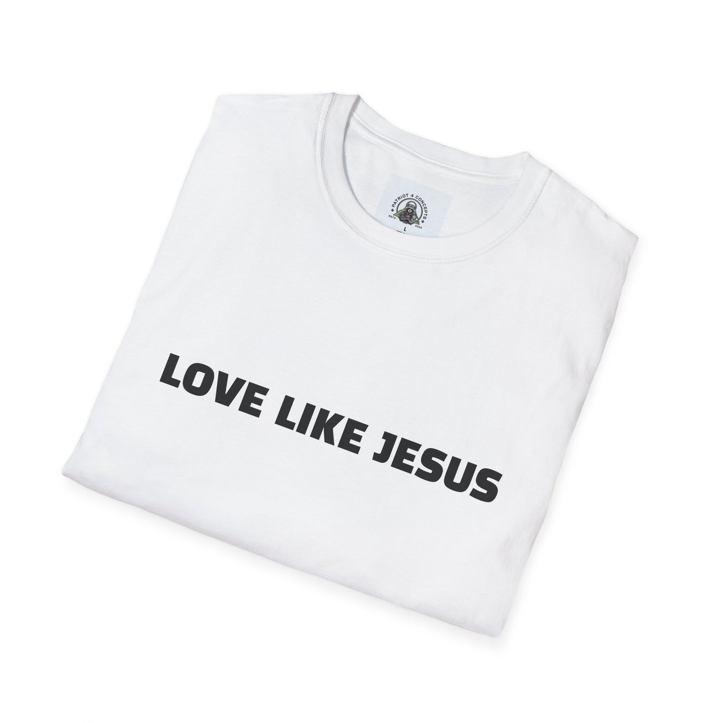 Jesus Love Inspiration T-Shirt, Unisex Faith Tee, Christian Apparel, Gift for Believers, Everyday Wear, Spiritual Message