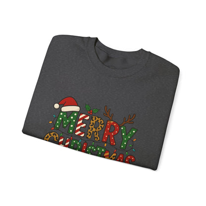 Christmas Sweatshirt — 'Merry Christmas' Holiday Crewneck