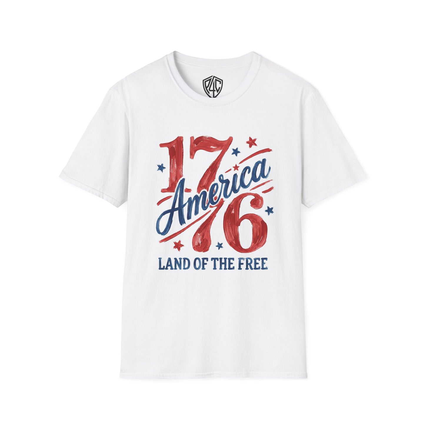 1776 America T‑Shirt — Land of the Free Patriotic Fourth of July Tee