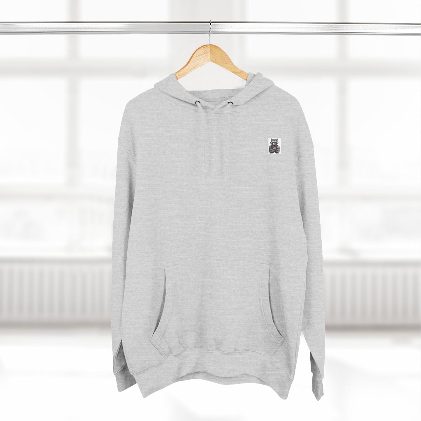 American Flag Cross Hoodie — Christian Patriotic Pullover with Distressed Stars & Stripes