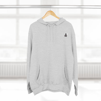 American Flag Cross Hoodie — Christian Patriotic Pullover with Distressed Stars & Stripes