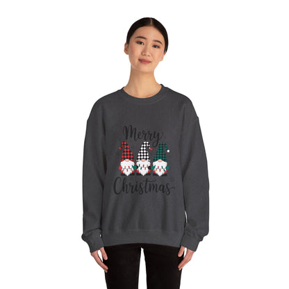 Merry Christmas Gnome Sweatshirt — Holiday Crewneck for Women & Men