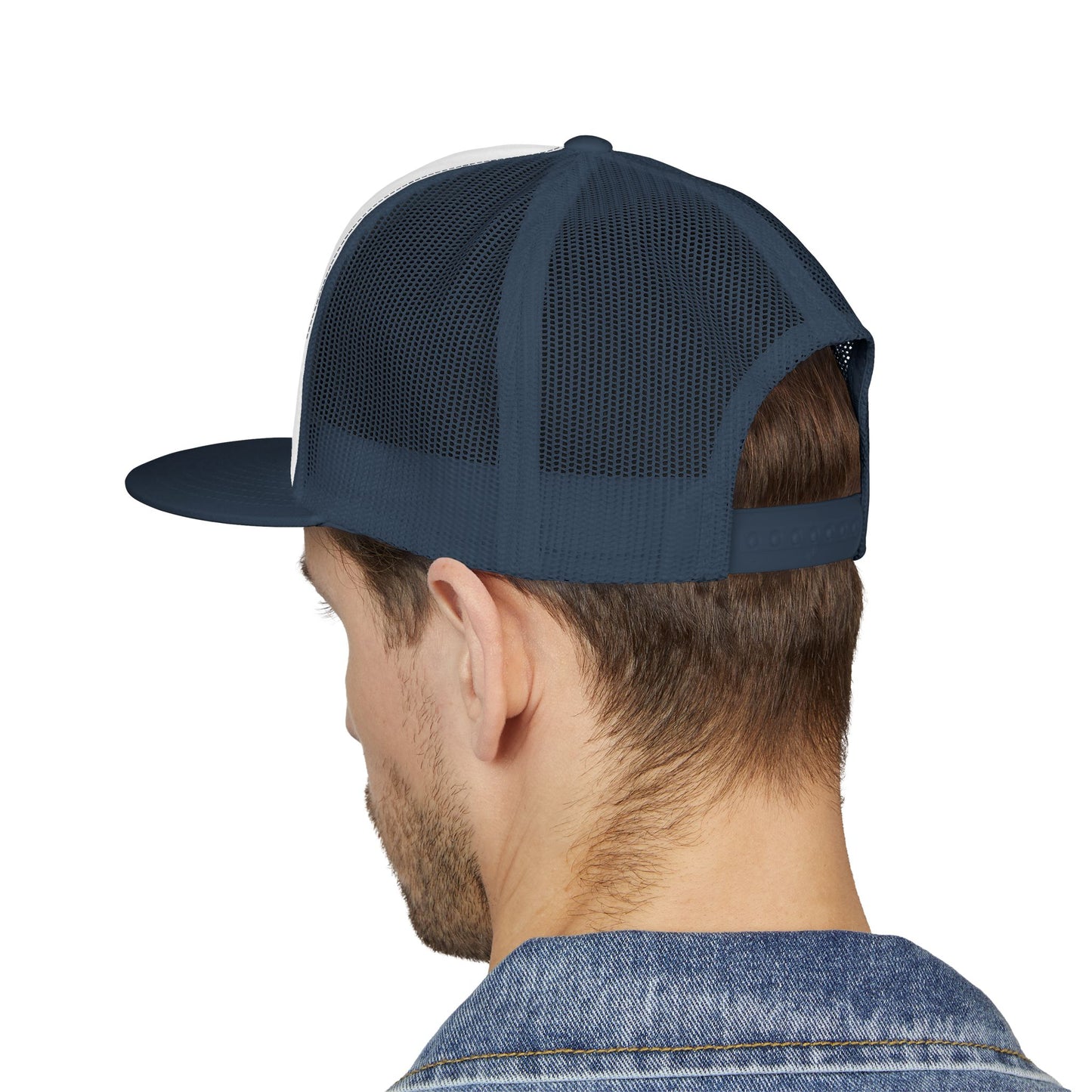 Embroidered 5 Panel Trucker Cap - Stylish Casual Hat for Outdoor Adventures, Perfect Gift for Dad, Summer Vibes, Fashionable Headwear