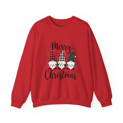 Merry Christmas Gnome Sweatshirt — Holiday Crewneck for Women & Men