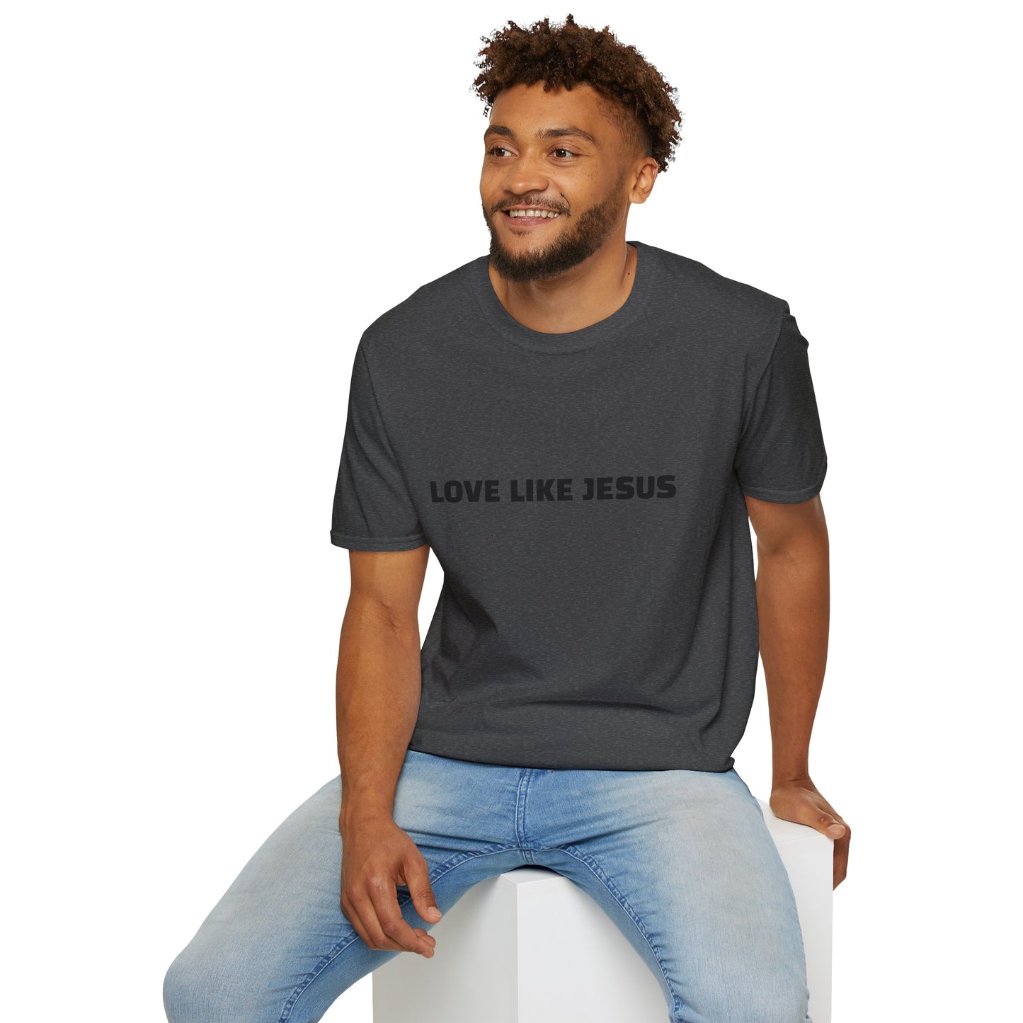 Jesus Love Inspiration T-Shirt, Unisex Faith Tee, Christian Apparel, Gift for Believers, Everyday Wear, Spiritual Message