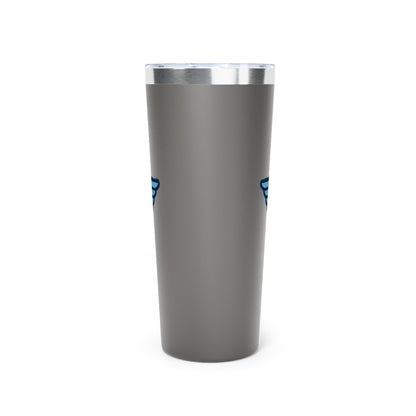 22oz Insulated Tumbler — "Platchkey Kid" Retro Shield Design