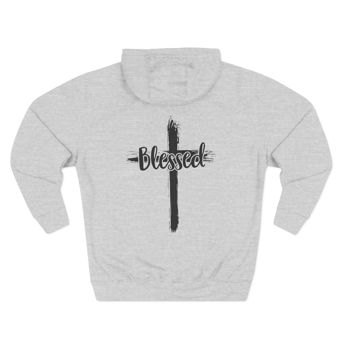 Blessed Cross Hoodie — Christian Faith Graphic Hoodie