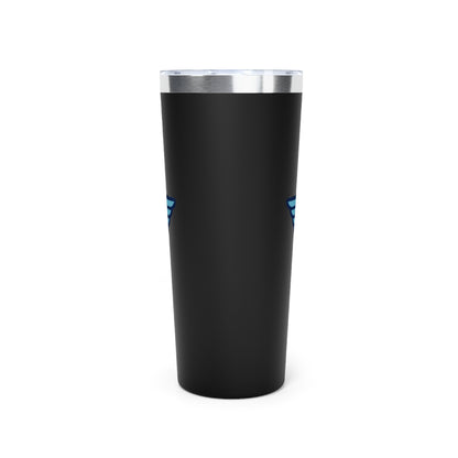 22oz Insulated Tumbler — "Platchkey Kid" Retro Shield Design