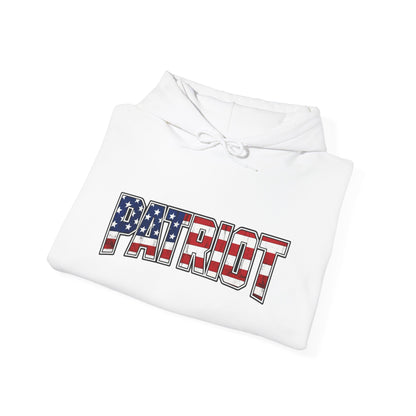 Patriot Flag Graphic Hoodie — American Flag 'PATRIOT' Pullover