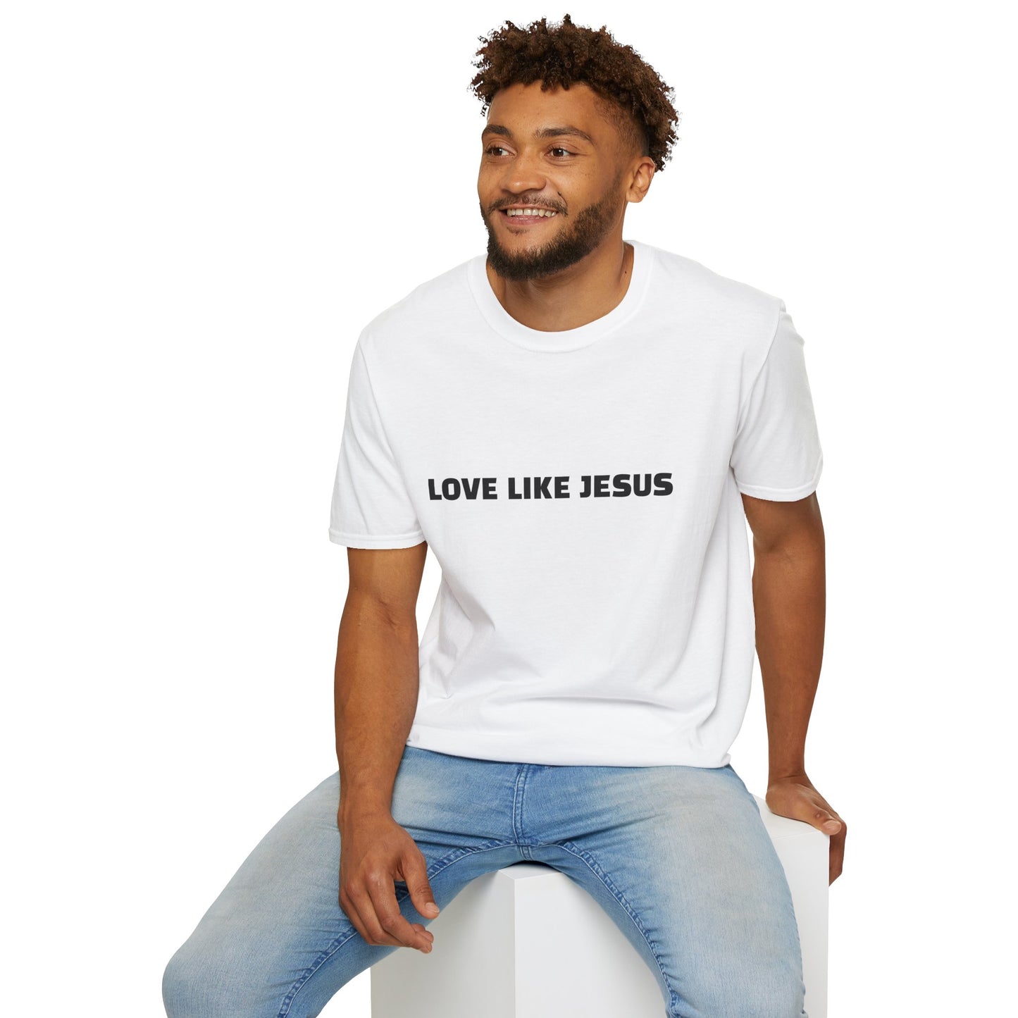 Jesus Love Inspiration T-Shirt, Unisex Faith Tee, Christian Apparel, Gift for Believers, Everyday Wear, Spiritual Message