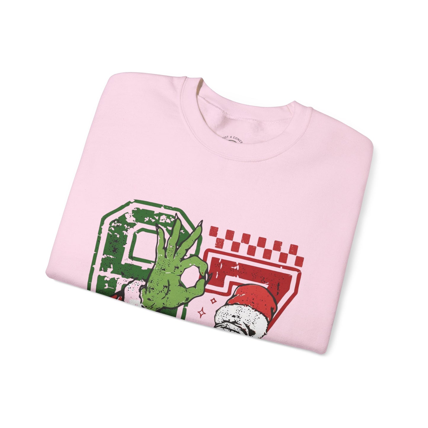 Retro Santa 87 Crewneck Sweatshirt — Vintage Holiday Graphic