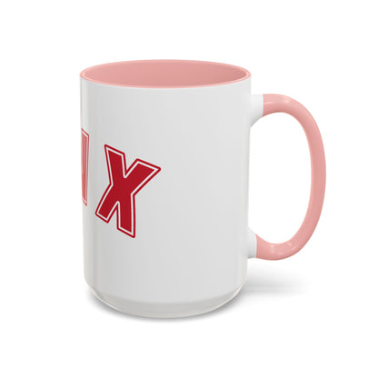 Gen X Coffee Mug — Retro Bold Red Accent Mug (11/15oz)