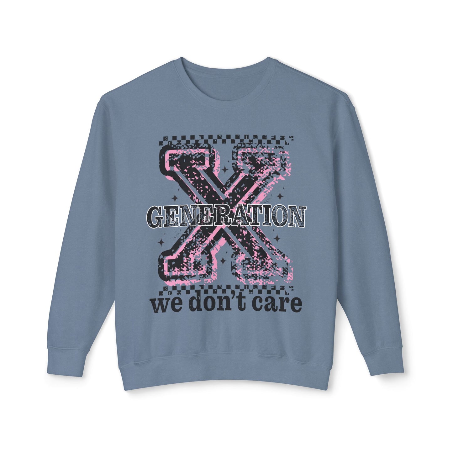 Generation X 'We Don't Care' Crewneck Sweatshirt